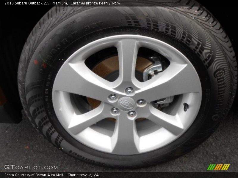Caramel Bronze Pearl / Ivory 2013 Subaru Outback 2.5i Premium