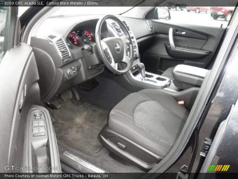 Carbon Black Metallic / Ebony 2009 GMC Acadia SLE