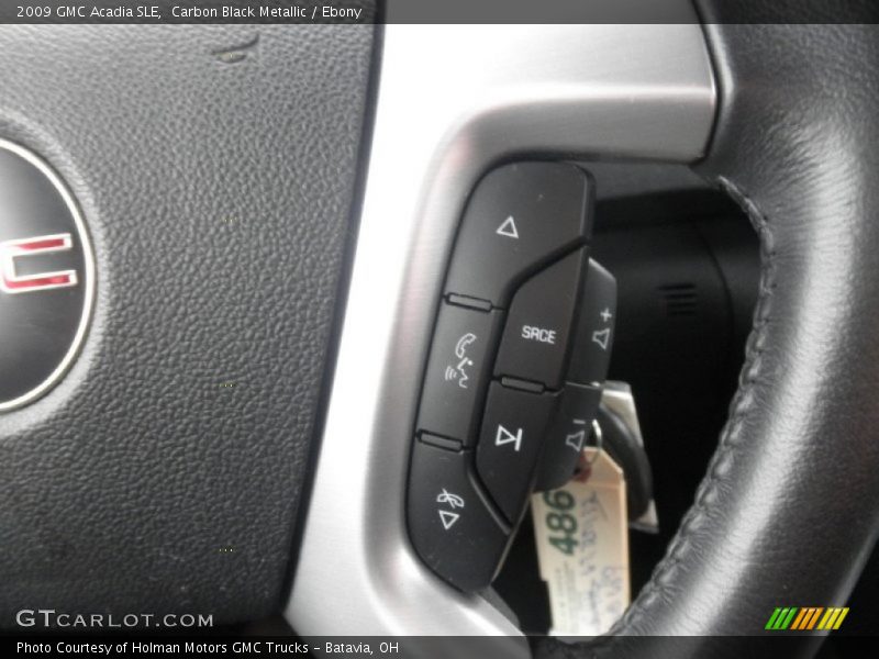Carbon Black Metallic / Ebony 2009 GMC Acadia SLE