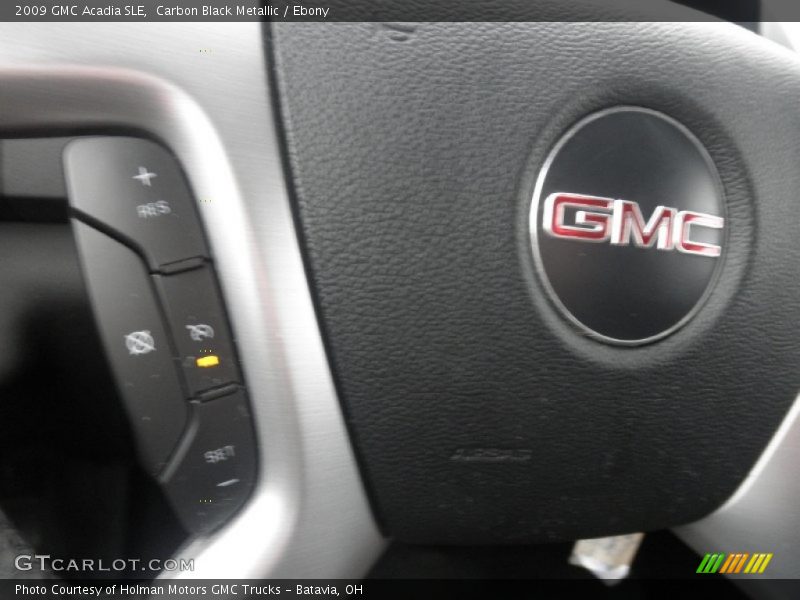 Carbon Black Metallic / Ebony 2009 GMC Acadia SLE