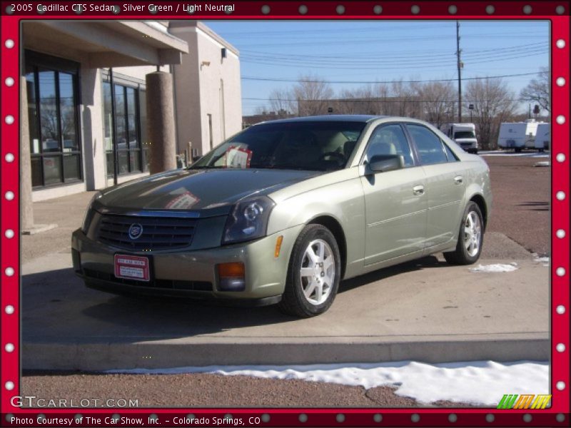 Silver Green / Light Neutral 2005 Cadillac CTS Sedan