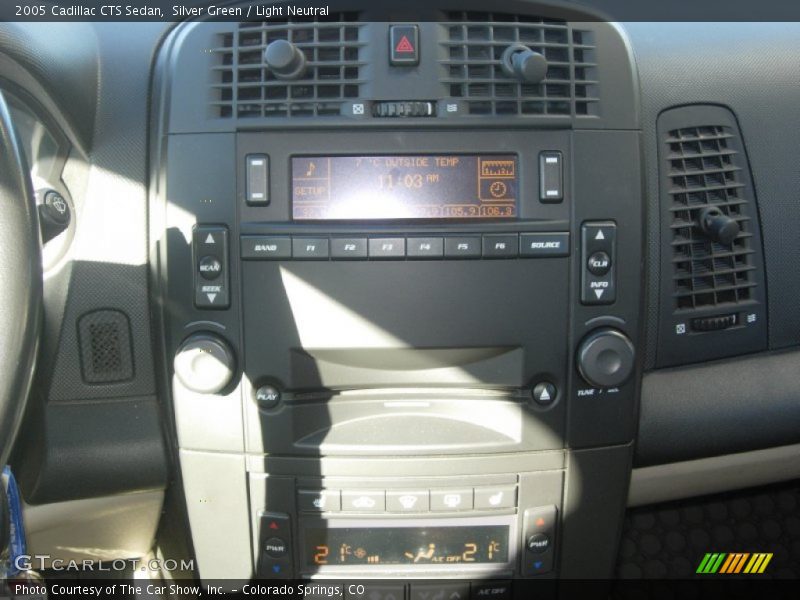 Silver Green / Light Neutral 2005 Cadillac CTS Sedan