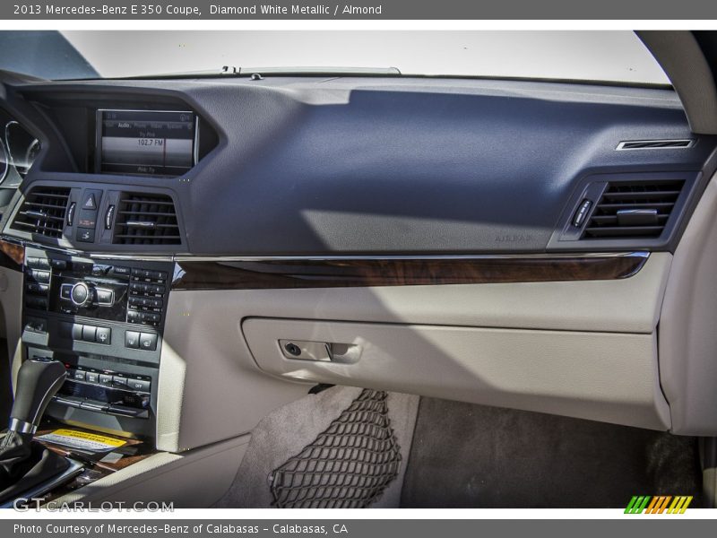 Diamond White Metallic / Almond 2013 Mercedes-Benz E 350 Coupe