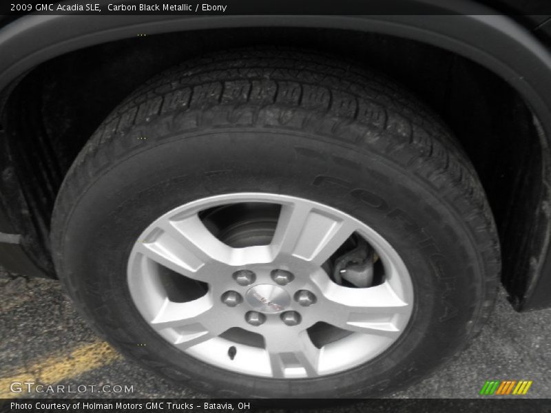 Carbon Black Metallic / Ebony 2009 GMC Acadia SLE