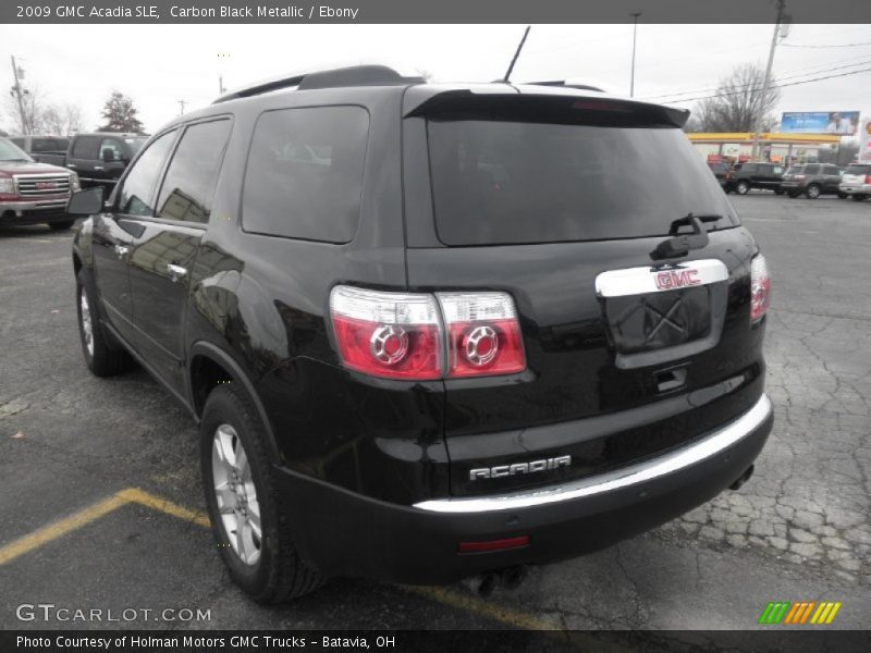 Carbon Black Metallic / Ebony 2009 GMC Acadia SLE