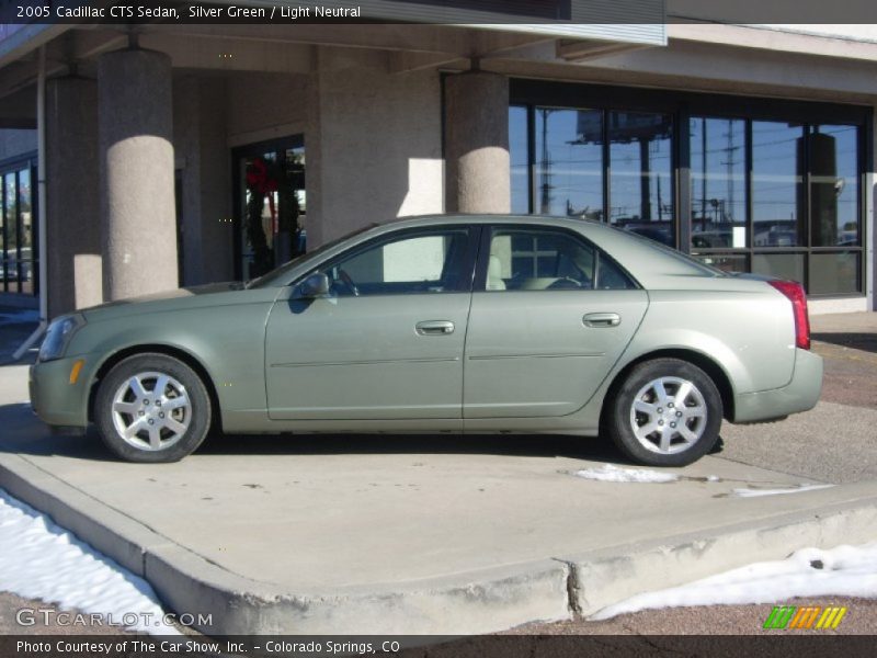 Silver Green / Light Neutral 2005 Cadillac CTS Sedan