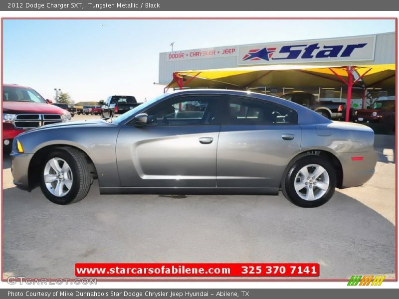 Tungsten Metallic / Black 2012 Dodge Charger SXT