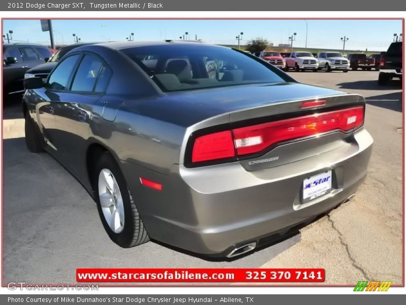 Tungsten Metallic / Black 2012 Dodge Charger SXT