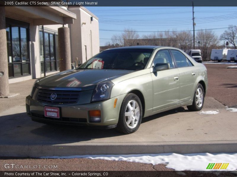 Silver Green / Light Neutral 2005 Cadillac CTS Sedan