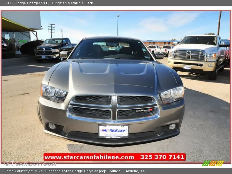 Tungsten Metallic / Black 2012 Dodge Charger SXT
