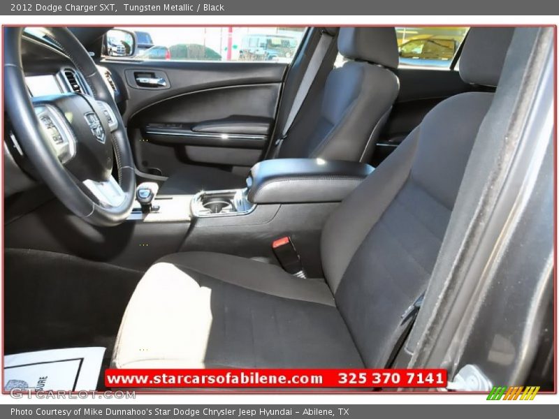 Tungsten Metallic / Black 2012 Dodge Charger SXT