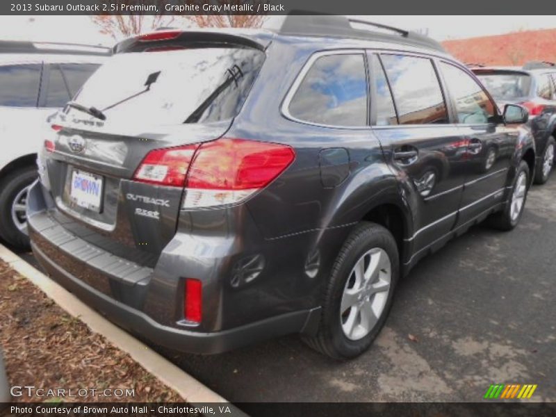 Graphite Gray Metallic / Black 2013 Subaru Outback 2.5i Premium