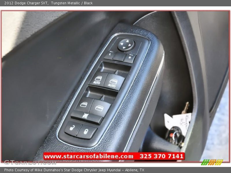 Tungsten Metallic / Black 2012 Dodge Charger SXT
