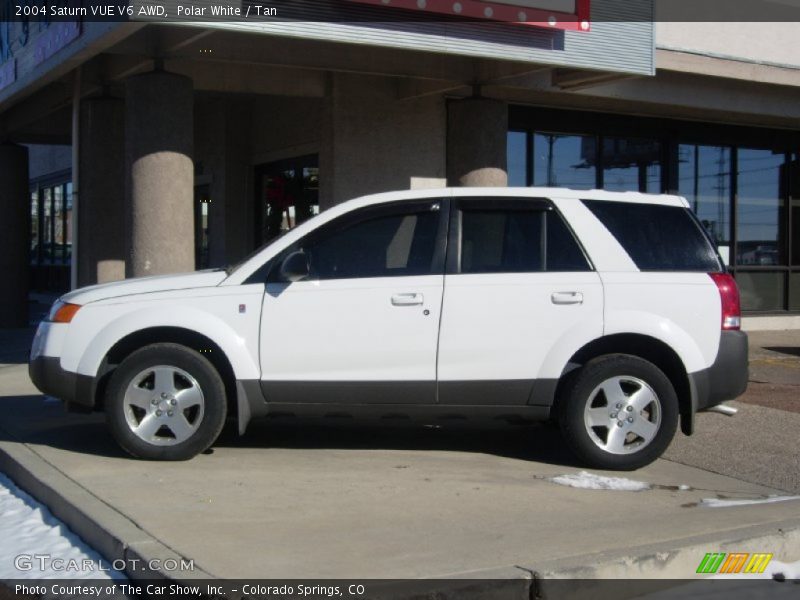 Polar White / Tan 2004 Saturn VUE V6 AWD