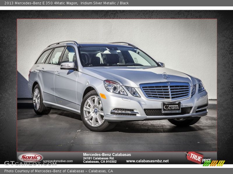 Iridium Silver Metallic / Black 2013 Mercedes-Benz E 350 4Matic Wagon