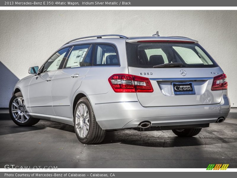 Iridium Silver Metallic / Black 2013 Mercedes-Benz E 350 4Matic Wagon