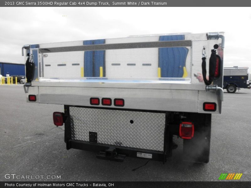 Summit White / Dark Titanium 2013 GMC Sierra 3500HD Regular Cab 4x4 Dump Truck
