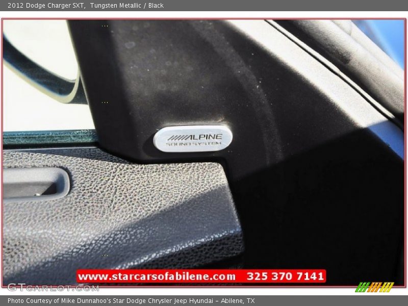 Tungsten Metallic / Black 2012 Dodge Charger SXT