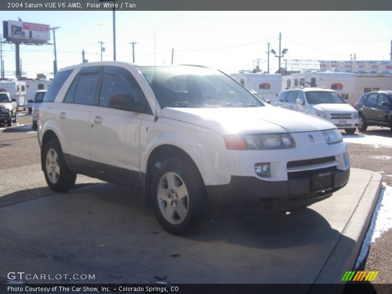 Polar White / Tan 2004 Saturn VUE V6 AWD