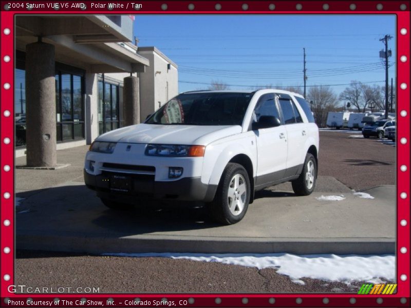 Polar White / Tan 2004 Saturn VUE V6 AWD