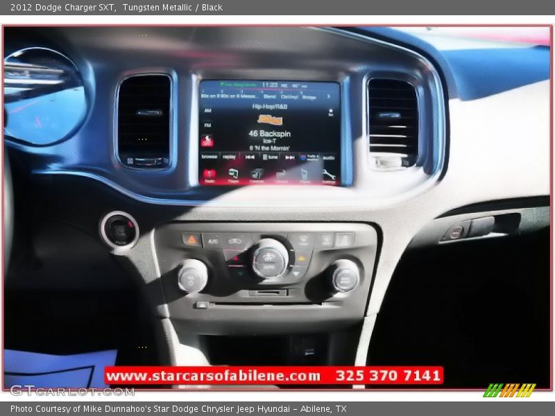 Tungsten Metallic / Black 2012 Dodge Charger SXT