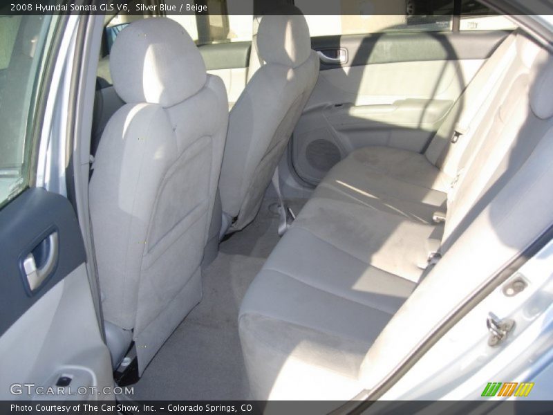 Silver Blue / Beige 2008 Hyundai Sonata GLS V6