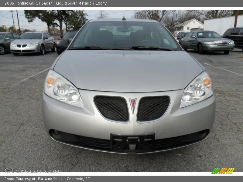 Liquid Silver Metallic / Ebony 2005 Pontiac G6 GT Sedan