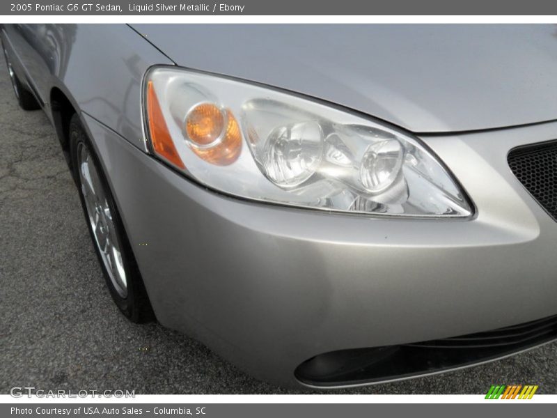 Liquid Silver Metallic / Ebony 2005 Pontiac G6 GT Sedan
