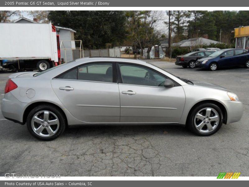 Liquid Silver Metallic / Ebony 2005 Pontiac G6 GT Sedan
