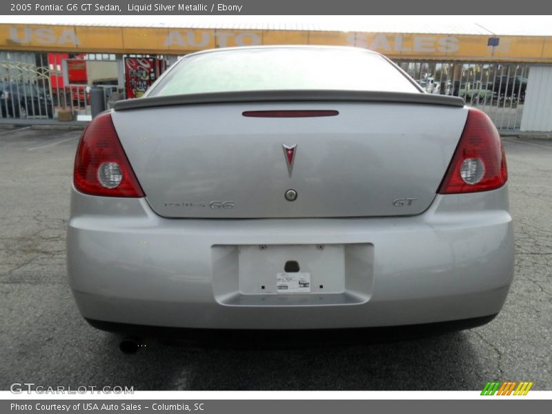 Liquid Silver Metallic / Ebony 2005 Pontiac G6 GT Sedan