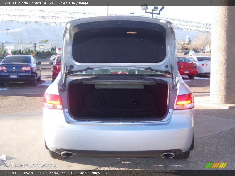 Silver Blue / Beige 2008 Hyundai Sonata GLS V6