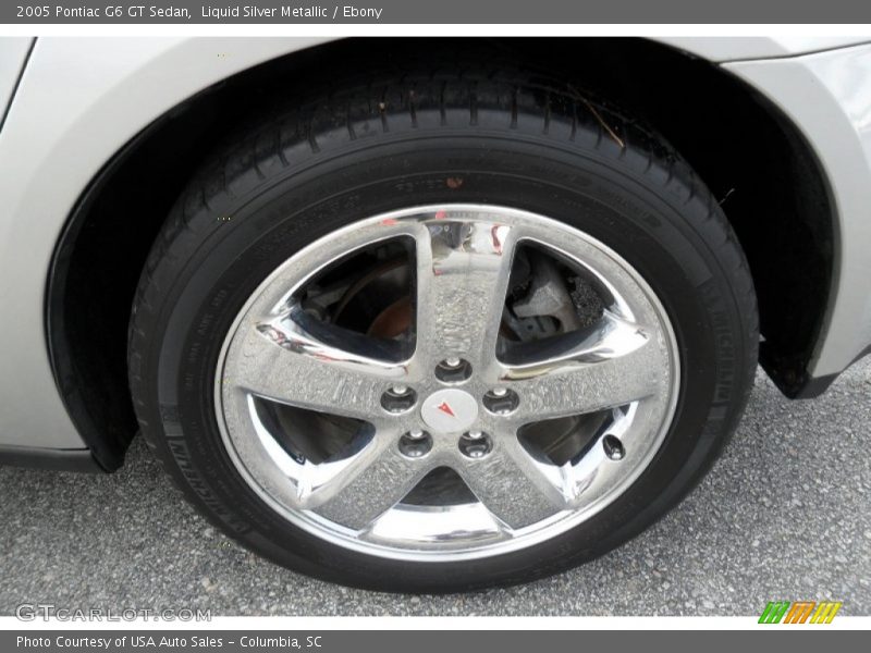 Liquid Silver Metallic / Ebony 2005 Pontiac G6 GT Sedan