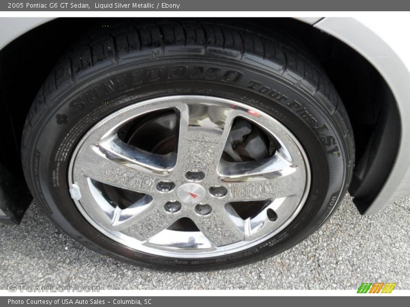 Liquid Silver Metallic / Ebony 2005 Pontiac G6 GT Sedan