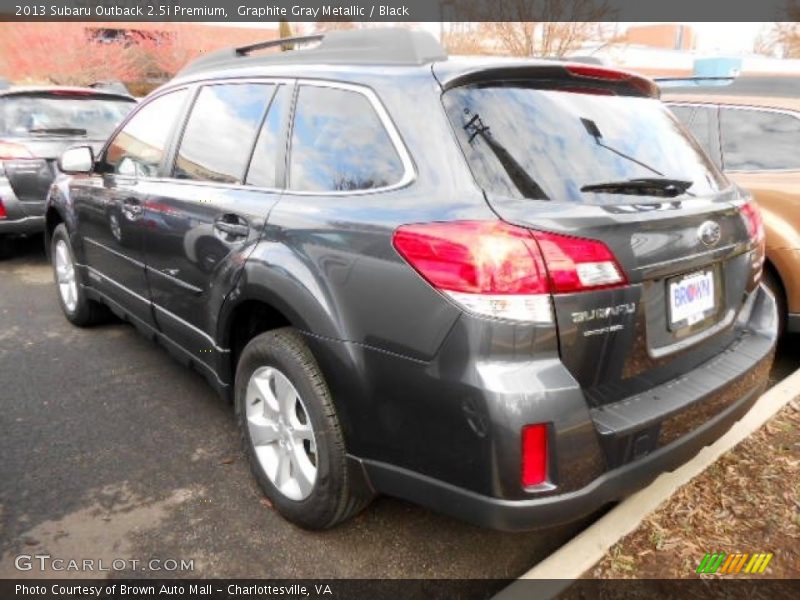 Graphite Gray Metallic / Black 2013 Subaru Outback 2.5i Premium