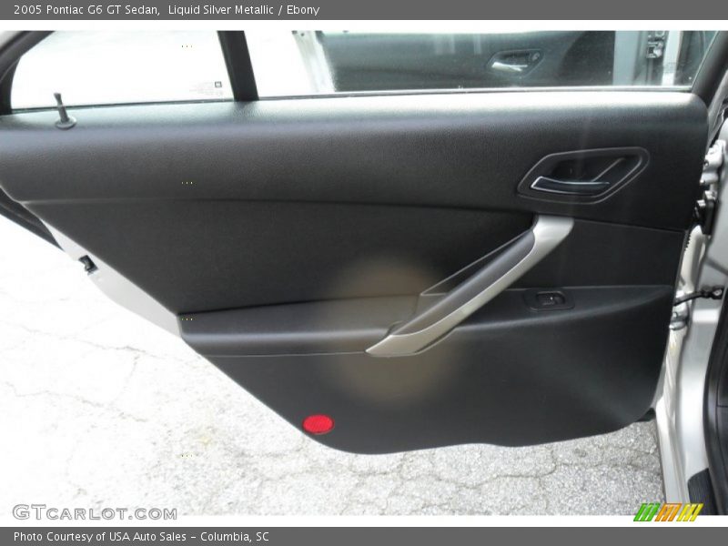 Liquid Silver Metallic / Ebony 2005 Pontiac G6 GT Sedan