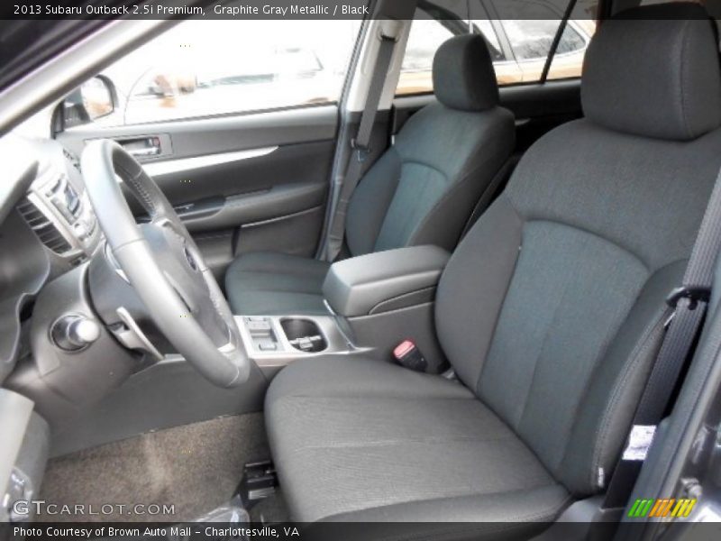 Graphite Gray Metallic / Black 2013 Subaru Outback 2.5i Premium