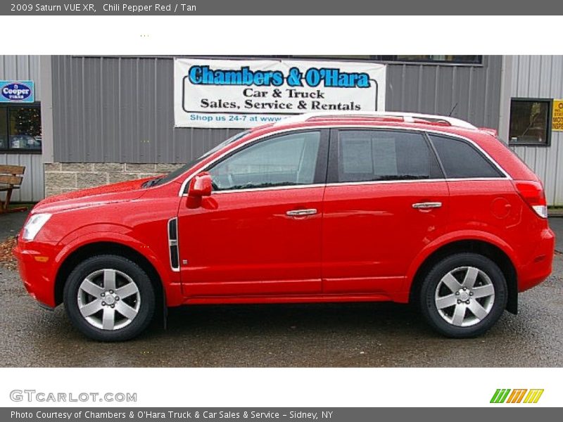 Chili Pepper Red / Tan 2009 Saturn VUE XR
