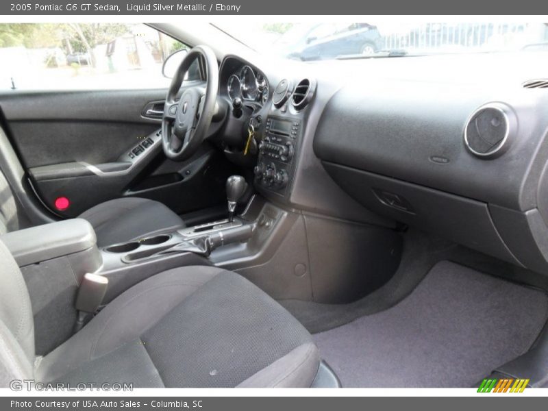 Liquid Silver Metallic / Ebony 2005 Pontiac G6 GT Sedan