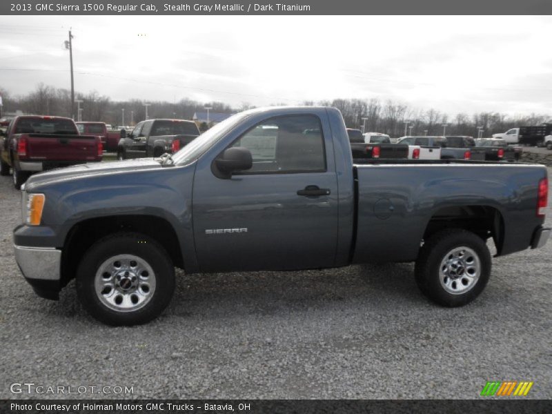 Stealth Gray Metallic / Dark Titanium 2013 GMC Sierra 1500 Regular Cab