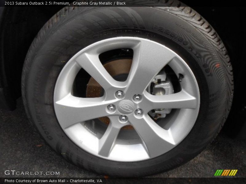 Graphite Gray Metallic / Black 2013 Subaru Outback 2.5i Premium