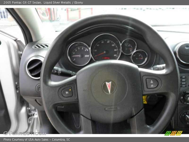 Liquid Silver Metallic / Ebony 2005 Pontiac G6 GT Sedan