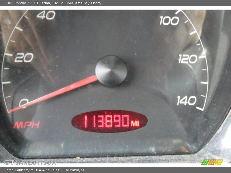 Liquid Silver Metallic / Ebony 2005 Pontiac G6 GT Sedan