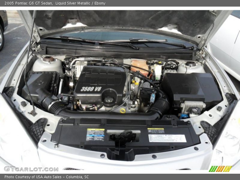 Liquid Silver Metallic / Ebony 2005 Pontiac G6 GT Sedan