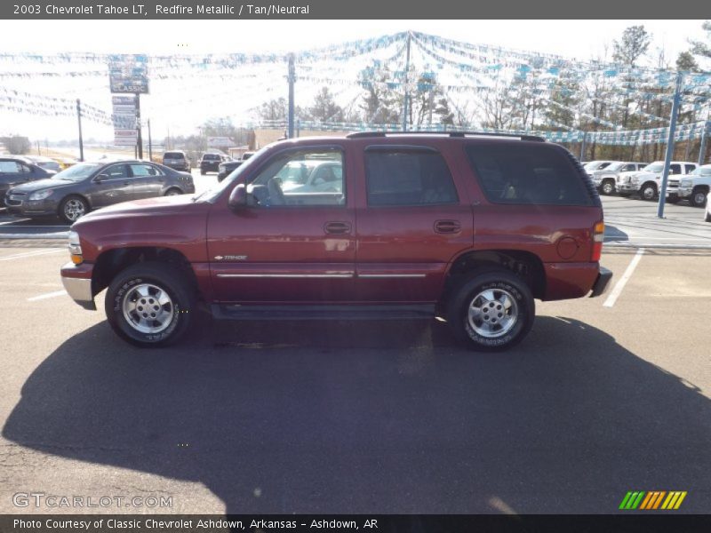 Redfire Metallic / Tan/Neutral 2003 Chevrolet Tahoe LT