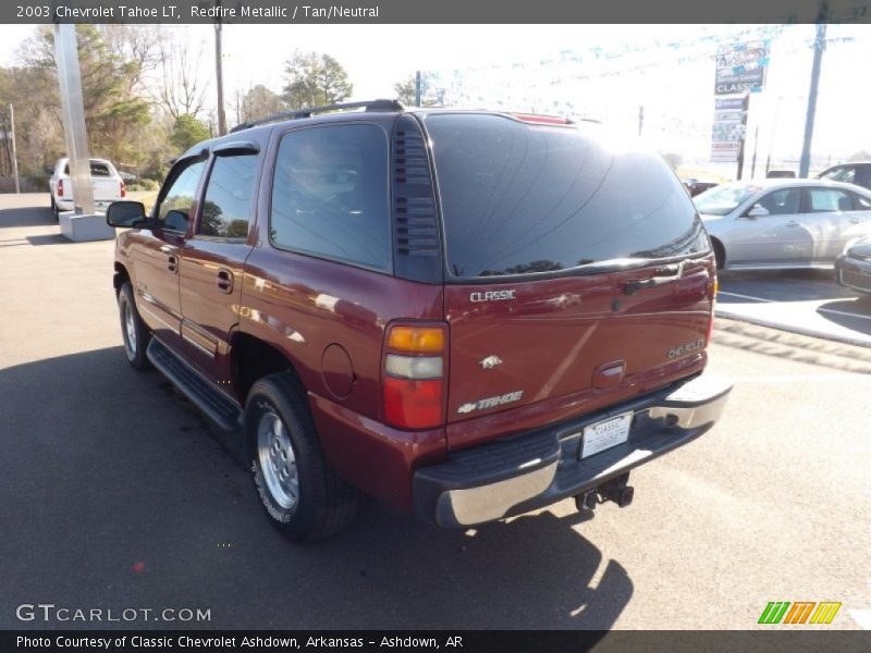 Redfire Metallic / Tan/Neutral 2003 Chevrolet Tahoe LT