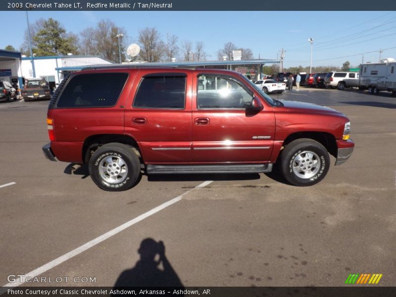 Redfire Metallic / Tan/Neutral 2003 Chevrolet Tahoe LT