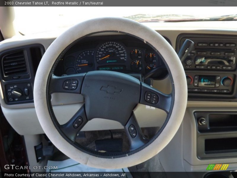 Redfire Metallic / Tan/Neutral 2003 Chevrolet Tahoe LT