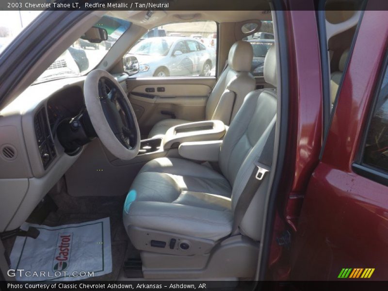 Redfire Metallic / Tan/Neutral 2003 Chevrolet Tahoe LT