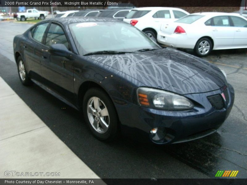 Midnight Blue Metallic / Ebony 2008 Pontiac Grand Prix Sedan