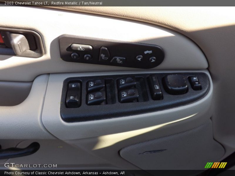 Redfire Metallic / Tan/Neutral 2003 Chevrolet Tahoe LT